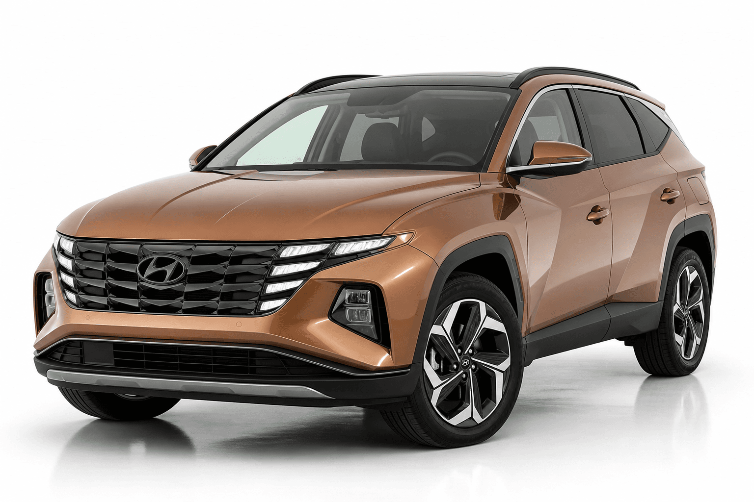 2026 Hyundai Tucson in Radiant Red — lease deal